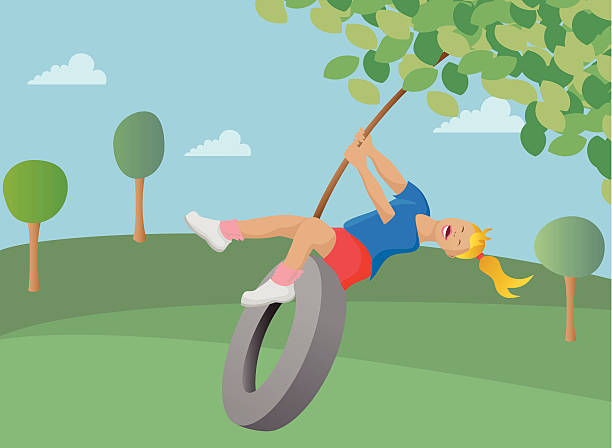 Tire Swing Clip Art, Vector Images & Illustrations - iStock