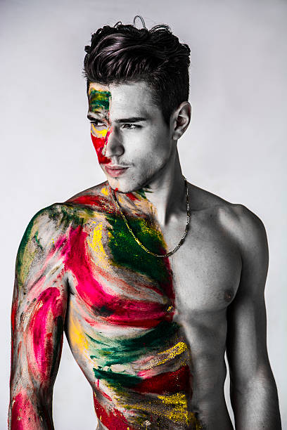 Nude Male Body Painting Pictures, Images and Stock Photos 