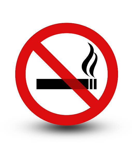 black-and-red-no-smoking-sign-picture-id180489130