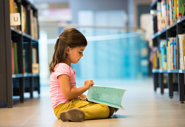 Image result for girl in library image