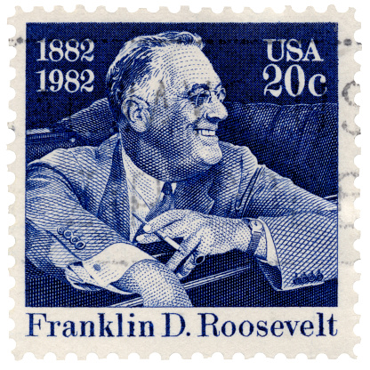 Resultado de imagem para selo de Franklin Delano Roosevelt