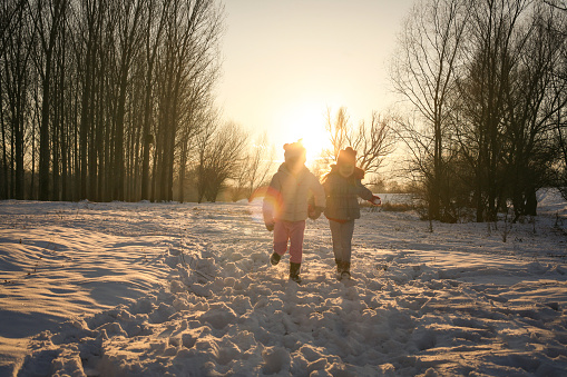 Image result for images of people playing in winter season