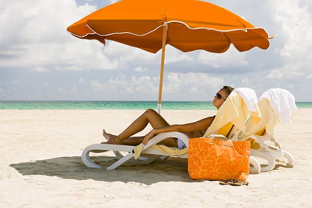 Liegestuhl Mit Sonnenschirm Strand sdatec.com