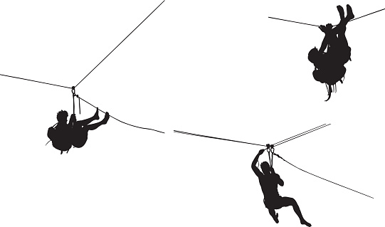 Zip Line Clipart : Zip line clip art vector images illustrations istock