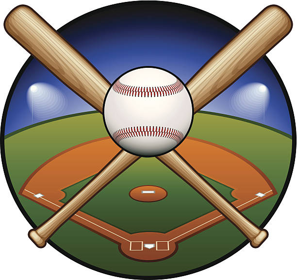 Baseball Diamond Clip Art, Vector Images & Illustrations