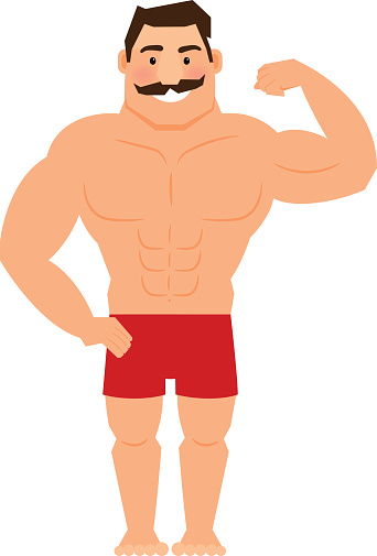 clip art muscle man - photo #9