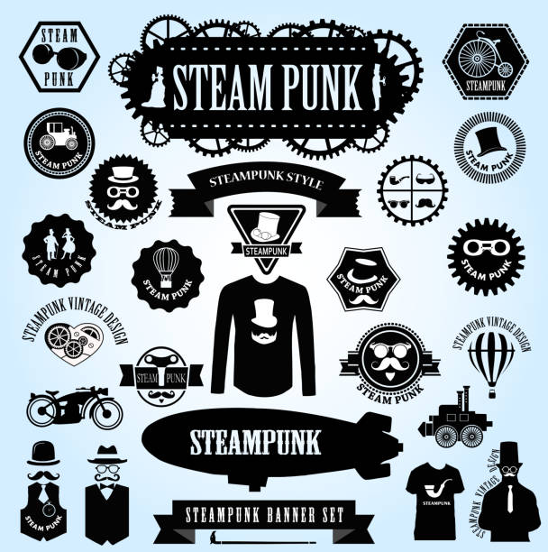 steampunk clip art illustrations - photo #50