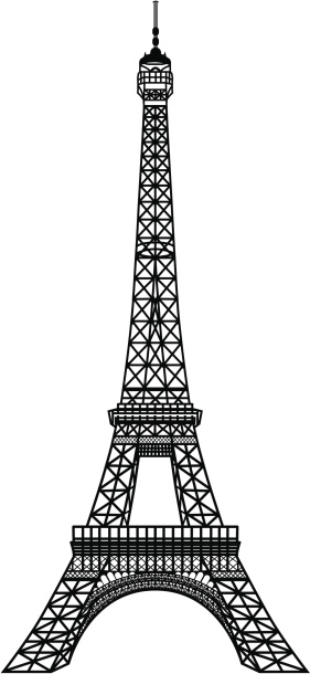 eiffel tower clip art free vector - photo #31