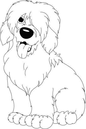old english sheepdog coloring pages - photo #19