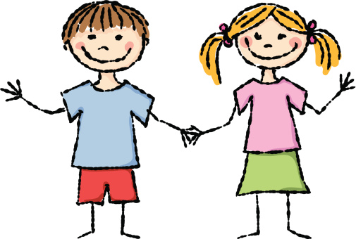 stick boy and girl clipart - photo #32