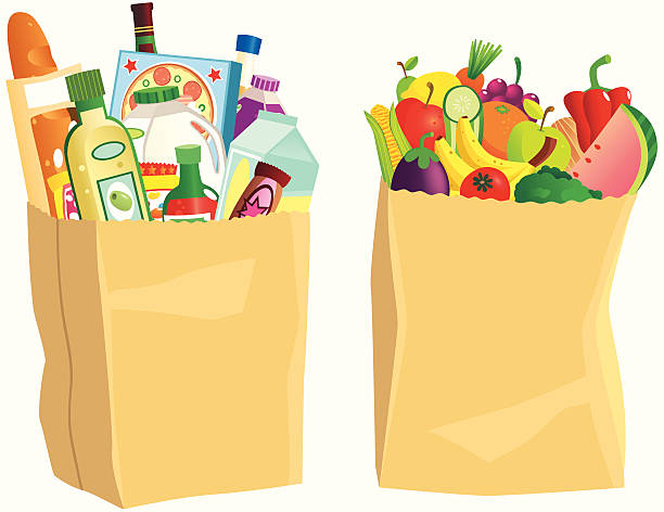 free clip art bag of groceries - photo #46