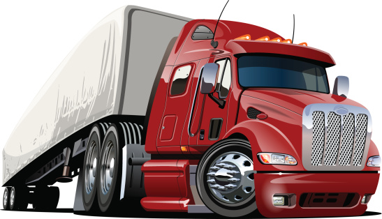 Semi Truck Clip Art, Vector Images & Illustrations iStock