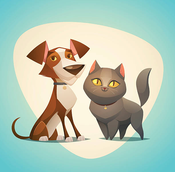 free dog and cat cartoon clipart - photo #39