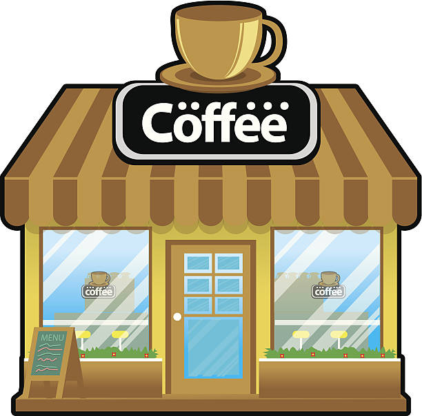 Coffee Shop Clip Art, Vector Images & Illustrations - iStock