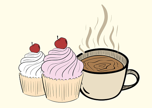 Cherry Pie Clip Art, Vector Images & Illustrations - iStock