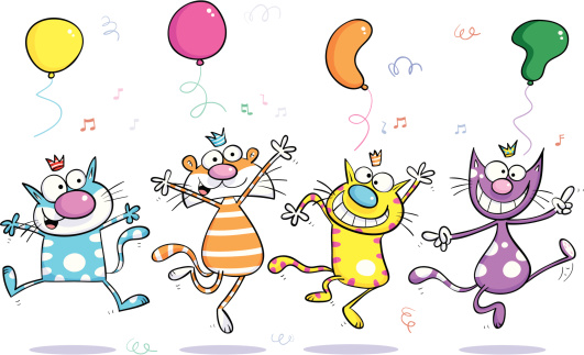 happy birthday cat clip art free - photo #29