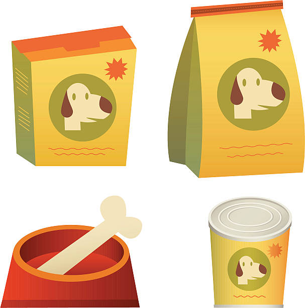 Dog Food Clip Art, Vector Images & Illustrations - iStock