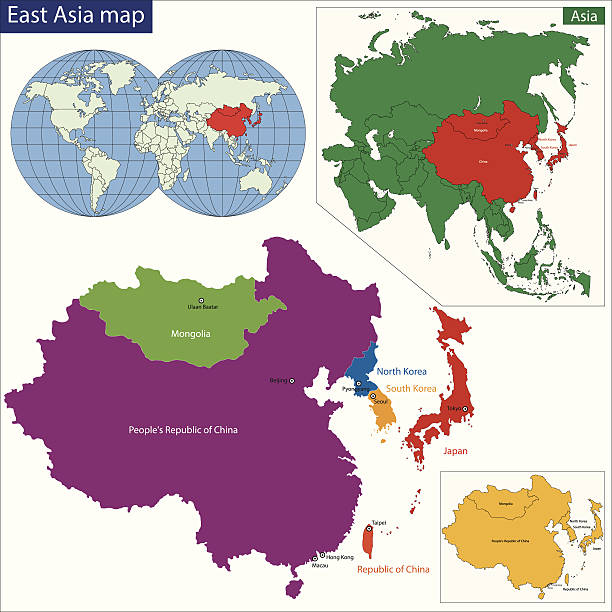 clipart asia map - photo #46