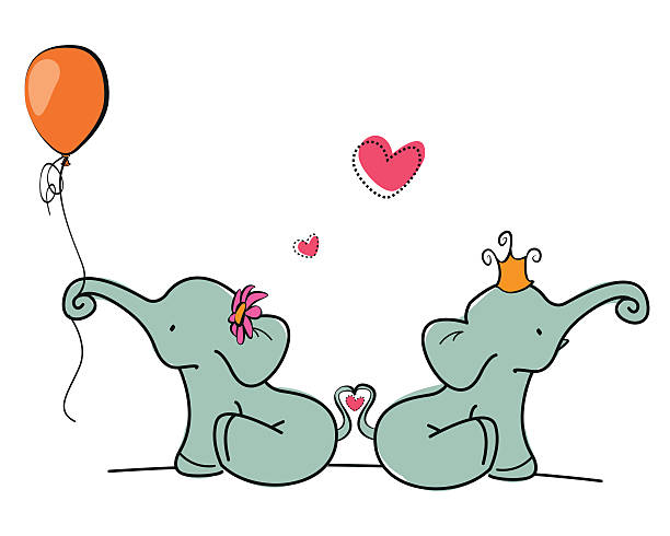 Elephant Cartoon Clip Art, Vector Images & Illustrations ...