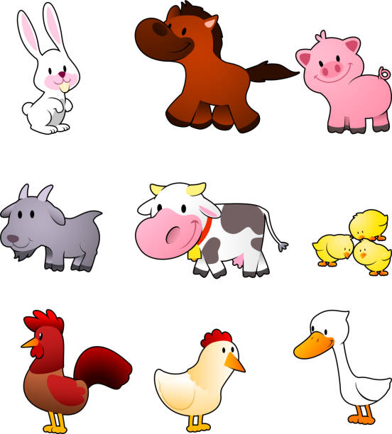 cartoon clipart of farm animals - photo #38