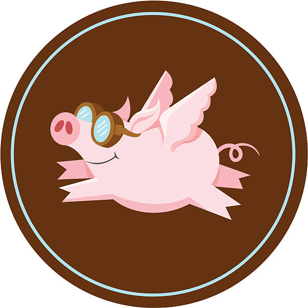 clipart flying pig - photo #29