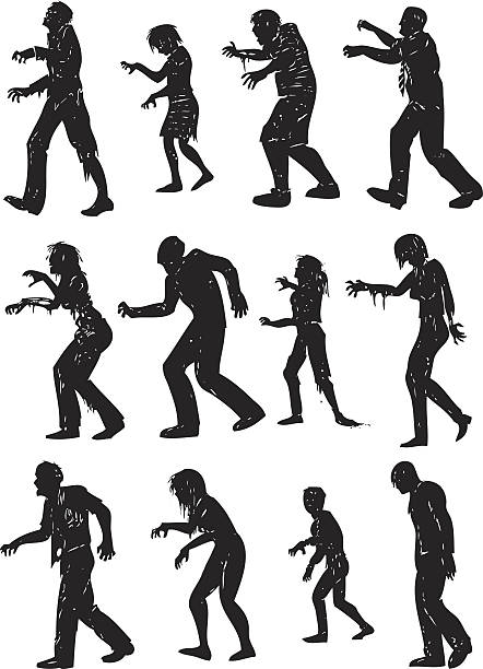 zombie silhouette clip art - photo #35
