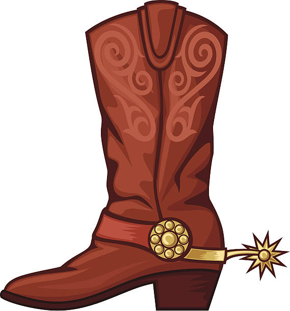 Cowboy Boot Clip Art, Vector Images & Illustrations iStock