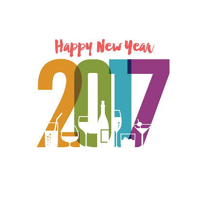 happy-new-year-2017-with-drinks-vector-id614141150