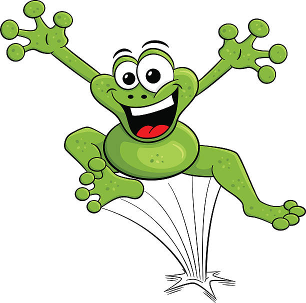 jumping frog clipart - photo #10