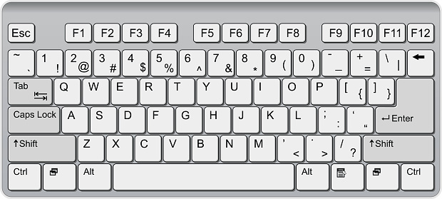 keyboard layout clipart - photo #42