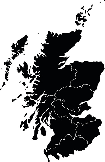 clipart map of scotland - photo #41