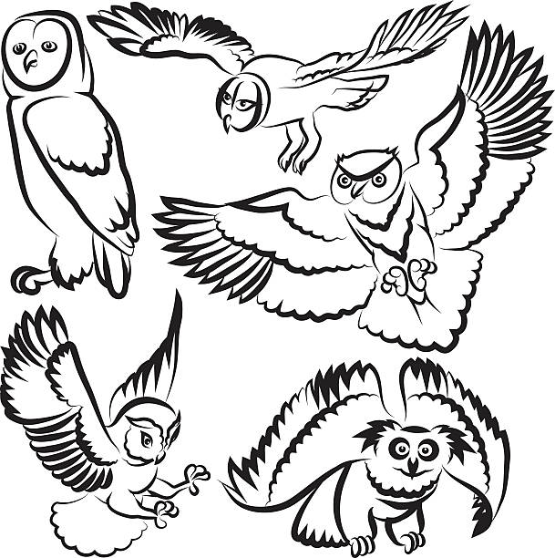 eagle owl clip art - photo #9