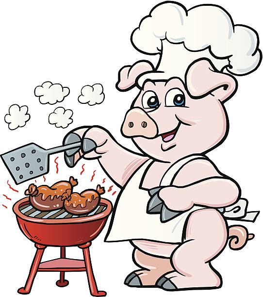 clip art pig roast - photo #19
