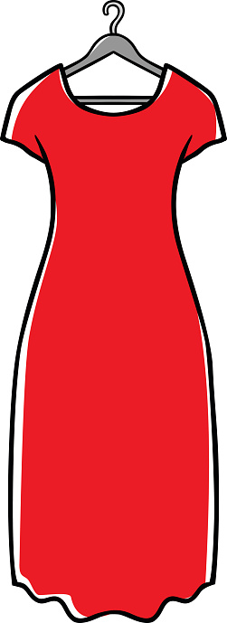 red dress clipart - photo #18