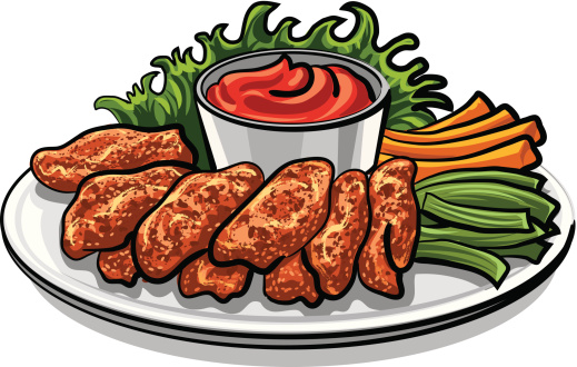 clip art for chicken wings - photo #48