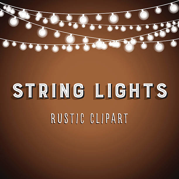 String Lights Clip Art, Vector Images & Illustrations - iStock