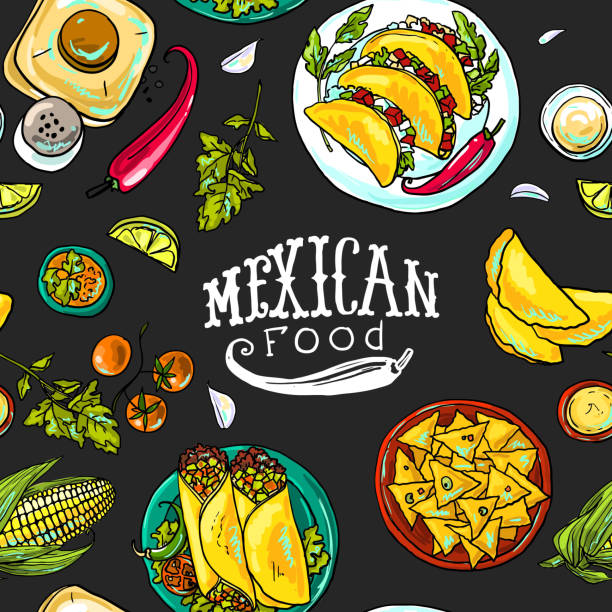 Mexican Food Clip Art, Vector Images & Illustrations - iStock