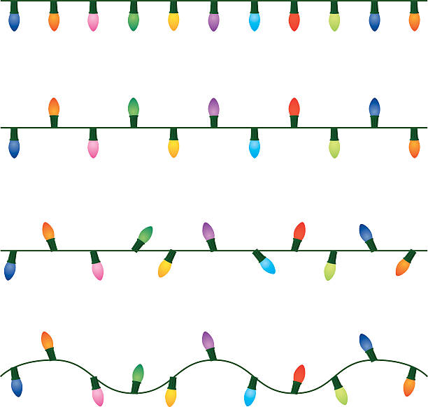 string of christmas lights clipart - photo #25