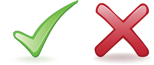 clipart green tick and red cross - photo #30