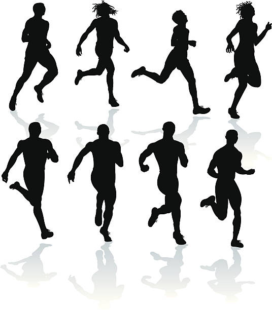 Cross Country Running Clip Art, Vector Images ...