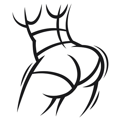 Clipart Butt 113