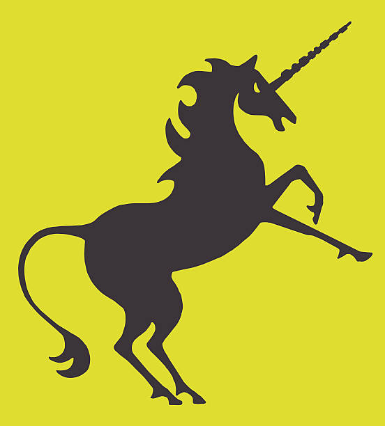 Unicorn Vector Art Illustration