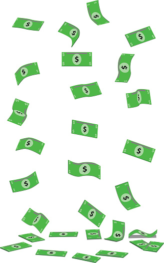 clipart of money falling - photo #6