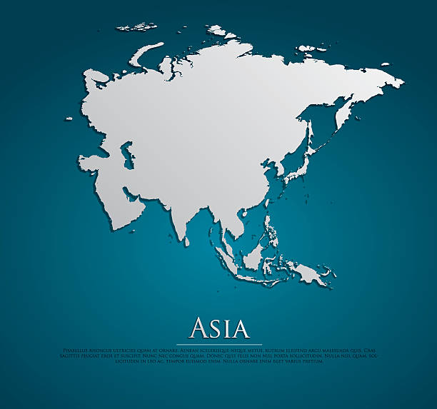 clipart asia map - photo #39