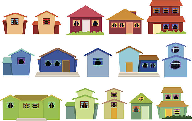 row of houses clipart - photo #38