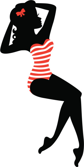 vintage pin up clipart - photo #45