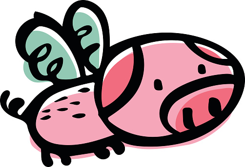when pigs fly clipart - photo #32