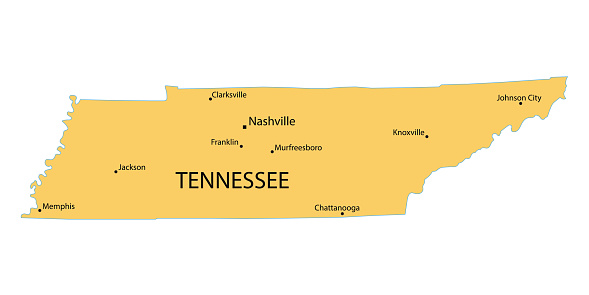 clipart map of tennessee - photo #33