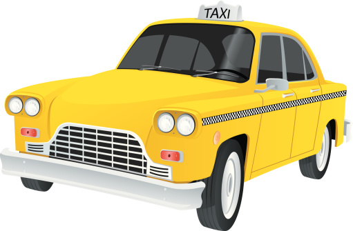 yellow taxi clipart - photo #14