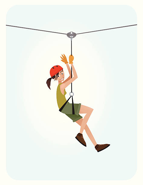 Zip Line Clipart : Zip line clip art vector images illustrations istock